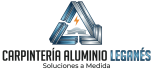 Logotipo de Carpintería Aluminio Leganés, especialistas en instalación de ventanas de